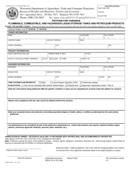 Form TR-WM-129 Petition for Variance Flammable, Combustible, and Hazardous Liquid Storage Tanks and Petroleum Products - Wisconsin, Page 2