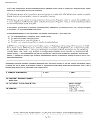 Form ARM-PI-556 Mountain Pine Beetle Compliance Agreement - Wisconsin, Page 2