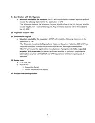 Checklist for Requesting a Section 18 Emergency Exemption From Registration in Wisconsin - Wisconsin, Page 4