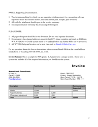 Instructions for Wvdep Sub Grant Invoice - West Virginia, Page 2