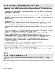 Formulario DCF-F-419-S Solicitud De Revision De Rehabilitacion - Wisconsin (Spanish), Page 8