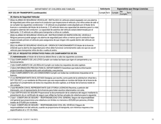 Formulario DCF-F-CFS0070-S Lista De Verificacion De La Licencia Inicial - Campamentos De Dia - Wisconsin (Spanish), Page 12