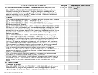 Formulario DCF-F-CFS0070-S Lista De Verificacion De La Licencia Inicial - Campamentos De Dia - Wisconsin (Spanish), Page 18