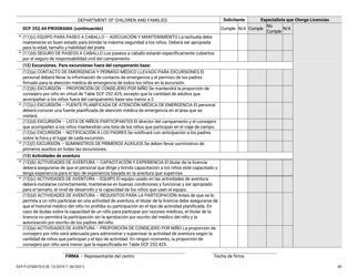 Formulario DCF-F-CFS0070-S Lista De Verificacion De La Licencia Inicial - Campamentos De Dia - Wisconsin (Spanish), Page 40