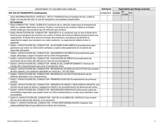 Formulario DCF-F-CFS0070-S Lista De Verificacion De La Licencia Inicial - Campamentos De Dia - Wisconsin (Spanish), Page 9