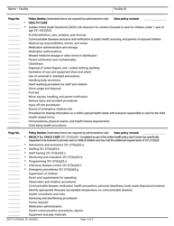 Form DCF-F-CFS2048-E Policy Checklist - Group Child Care Centers - Wisconsin, Page 4