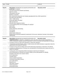 Form DCF-F-CFS2048-E Policy Checklist - Group Child Care Centers - Wisconsin, Page 5