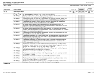 Form DCF-F-CFS2241 Initial Licensing Checklist - Family Child Care Centers - Wisconsin, Page 11