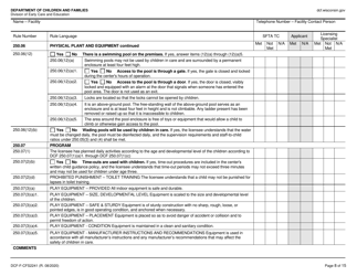 Form DCF-F-CFS2241 Initial Licensing Checklist - Family Child Care Centers - Wisconsin, Page 8