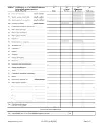 Form 308 Charitable Organization Annual Report - Wisconsin, Page 5