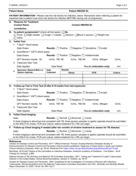 Form F-00905A Tuberculosis Contact Window Treatment Initial Request for Medication - Wisconsin, Page 2