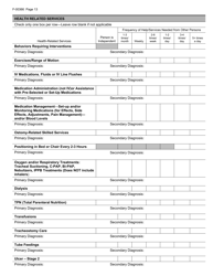 Form F-00366 Wisconsin Adult Long Term Care Functional Screen (Ltcfs) - Wisconsin, Page 13