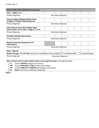 Form F-00366 Wisconsin Adult Long Term Care Functional Screen (Ltcfs) - Wisconsin, Page 14