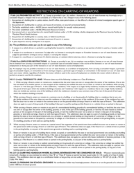Form DJ-LE-286 Former Federal Law Enforcement Officer Concealed Firearm Certification Application - Wisconsin, Page 4