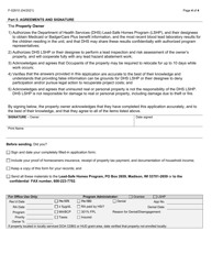Form F-02610 Owner-Occupied Properties - Lead-Safe Homes Program Application - Wisconsin, Page 4