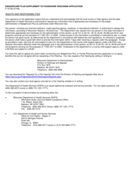Form F-10138 Badgercare Plus Supplement to Foodshare Wisconsin Application - Wisconsin, Page 2