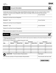 Form F-00407 Financial Records Request - Wisconsin, Page 2