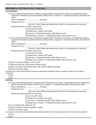 Form F-00367B &quot;Age-Specific Adl/Iadl Answer Choices for Children's Long-Term Support Programs Age: 6 - 12 Months&quot; - Wisconsin, Page 2