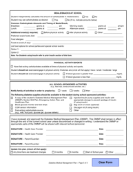 Form F-43013 Diabetes Medical Management Plan - Wisconsin, Page 5