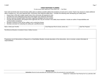 Form F-22687 Collaborative Systems of Care (Csoc) Plan of Care - Wisconsin, Page 7