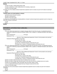 Form F-00367I Age-Specific Adl/Iadl Answer Choices for Children&#039;s Long-Term Support Programs Age: 9-12 Years - Wisconsin, Page 2