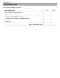 Form F-00258 Functional Eligibility Screen for Mental Health and Mental Health &amp; Aoda (Co-occurring) Services - Wisconsin, Page 12