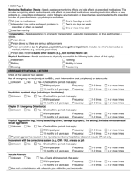 Form F-00258 Functional Eligibility Screen for Mental Health and Mental Health &amp; Aoda (Co-occurring) Services - Wisconsin, Page 8