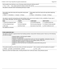Form F-02242 Hepatitis a High-Risk Occupations Questionnaire - Wisconsin, Page 2