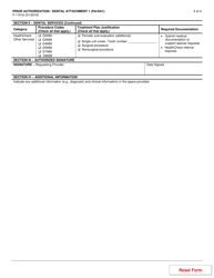 Form F-11010 Prior Authorization/Dental Attachment 1 (Pa/Da1) Check Box Format - Wisconsin, Page 4