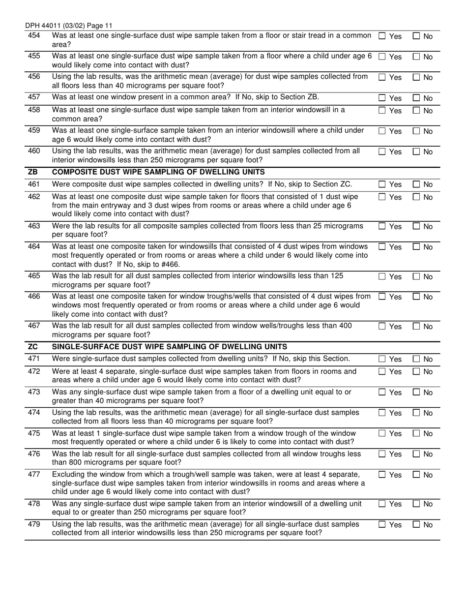 Form F-44011 Application for Registration of Lead-Free or Lead-Safe Property - Wisconsin, Page 11