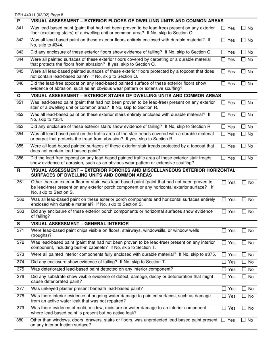 Form F-44011 Application for Registration of Lead-Free or Lead-Safe Property - Wisconsin, Page 8