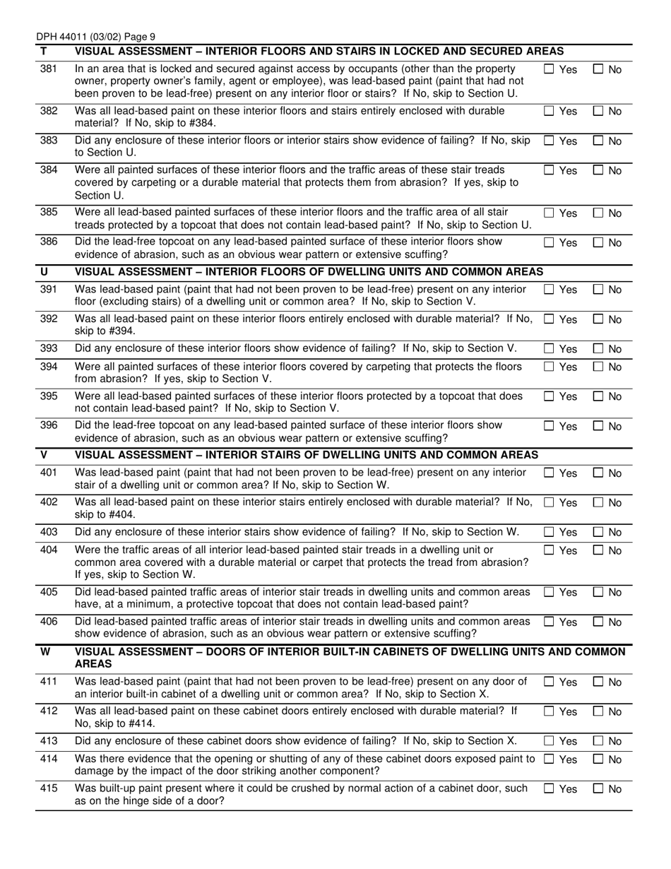 Form F-44011 Application for Registration of Lead-Free or Lead-Safe Property - Wisconsin, Page 9