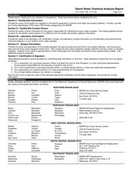 Form 3400-176B Storm Water Chemical Analysis Report - Wisconsin, Page 3