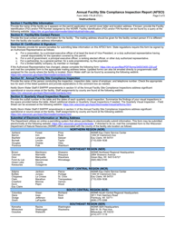 Form 3400-176 Annual Facility Site Compliance Inspection Report (Afsci) for Storm Water Discharges Associated With Industrial Activity Under Wisconsin Pollutant Discharge Elimination System (Wpdes) Permit - Wisconsin, Page 5