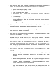 Attachment A Hiring Procedures Checklist - Wisconsin, Page 2