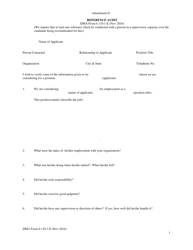 DMA Form 4.110-1-E Attachment D Reference Audit - Wisconsin