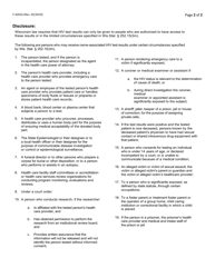 Form F-42016 Authorization for Release of Confidential HIV Test Results - Wisconsin, Page 2