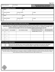 DMA Form 83R Farm Emergency Planning Notification (Epn) - Wisconsin, Page 2