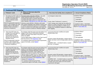 Form 4530-179 Registration Operation Permit (Rop) Annual Monitoring Summary and Checklist - Wisconsin, Page 12