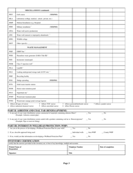 Form 3300-215 Public Water Supply Potential Contaminant Use Inventory - Wisconsin, Page 3