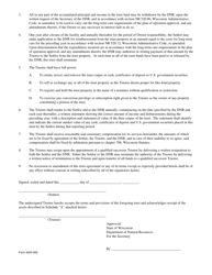 Form 4400-069 Long-Term Care Irrevocable Trust Agreement (For Use by Solid Waste Landfills) - Wisconsin, Page 2