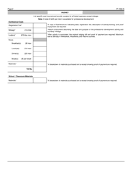 Form PI-1692-A Intern Application - Support of Professional Development Funds or Wisconsin Improvement Program (Wip) - Wisconsin, Page 2