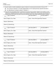 Form F-01629 Prior Authorization/Behavioral Treatment Attachment (Pa/Bta) - Wisconsin, Page 2