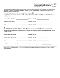 Form 8700-357 Environmental Improvement Fund (Eif) Green Project Reserve (Gpr) - Wisconsin, Page 5