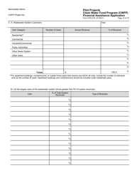 Form 8700-378 Pilot Projects Financial Assistance Application - Clean Water Fund Program (Cwfp) - Wisconsin, Page 11
