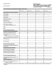 Form 8700-378 Pilot Projects Financial Assistance Application - Clean Water Fund Program (Cwfp) - Wisconsin, Page 13