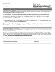 Form 8700-378 Pilot Projects Financial Assistance Application - Clean Water Fund Program (Cwfp) - Wisconsin, Page 16
