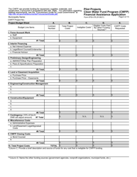 Form 8700-378 Pilot Projects Financial Assistance Application - Clean Water Fund Program (Cwfp) - Wisconsin, Page 7