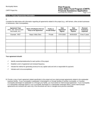 Form 8700-378 Pilot Projects Financial Assistance Application - Clean Water Fund Program (Cwfp) - Wisconsin, Page 8