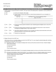 Form 8700-378 Pilot Projects Financial Assistance Application - Clean Water Fund Program (Cwfp) - Wisconsin, Page 9